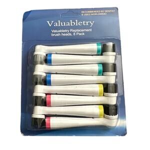 Replacement Brush Heads 8 count Refills For ORAL B ELECTRIC Toothbrush White